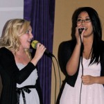 Erin & Gelline, FLA Students, Perform During the Dinner