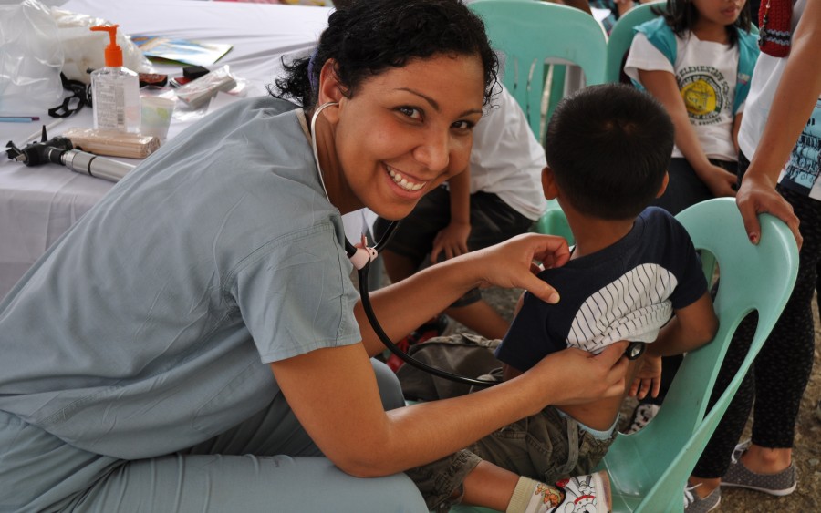 Volunteers of Print of Hope from Florida USA conduct a Medical mission in the Philippines in 2011